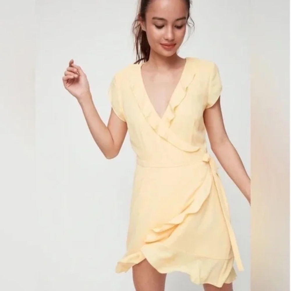 Savoy Ruffle Dress Aritzia Sunday Best